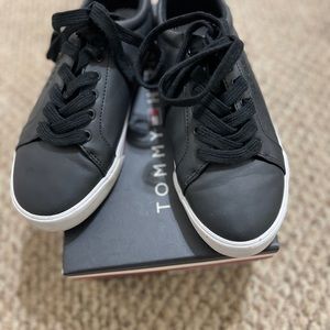 Size 4.5 boys Tommy loafers like new worn twice